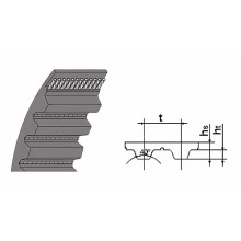 10-T5-590 RICH | Timing Belt Polyurethane 10-T5-590 RICH